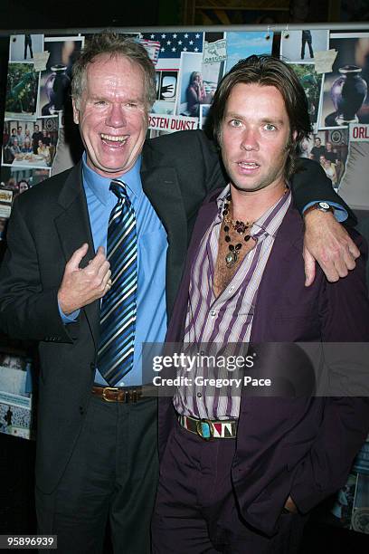 Loudon Wainwright III and son Rufus Wainwright