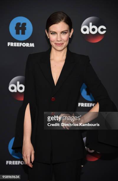 Actress Lauren Cohan of Whiskey Cavalier attends during 2018 Disney, ABC, Freeform Upfront at Tavern On The Green on May 15, 2018 in New York City.