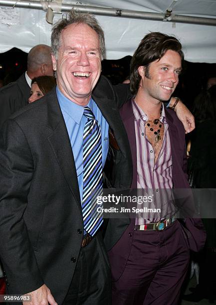 Loudon Wainwright III and son Rufus Wainwright