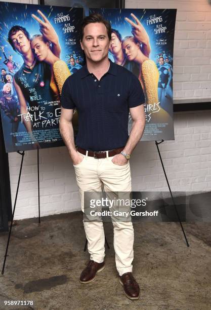 Actor Mike Doyle attends the "How To Talk To Girls At Parties" New York screening at Metrograph on May 15, 2018 in New York City.