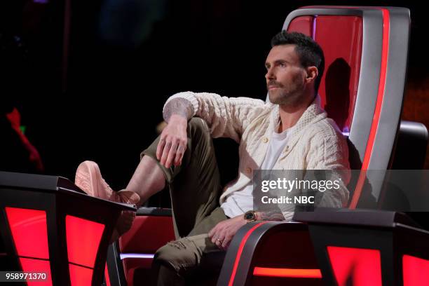 Live Semi Finals" Episode 1418B -- Pictured: Adam Levine --