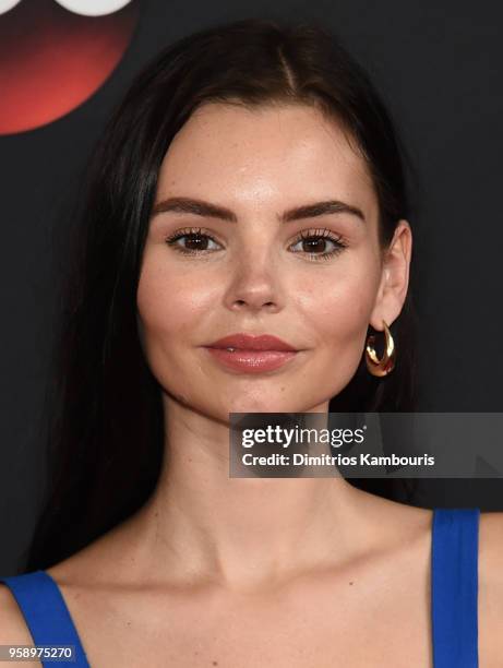 Actress Eline Powell of Siren attends during 2018 Disney, ABC, Freeform Upfront at Tavern On The Green on May 15, 2018 in New York City.