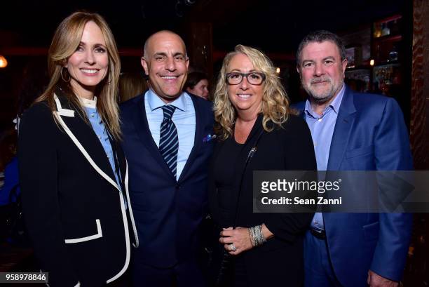 Dana Waldan, Ted Chervin, a guest and Howard Kurtzman attend the ICM Partners Upfronts party on May 15, 2018 in New York City.