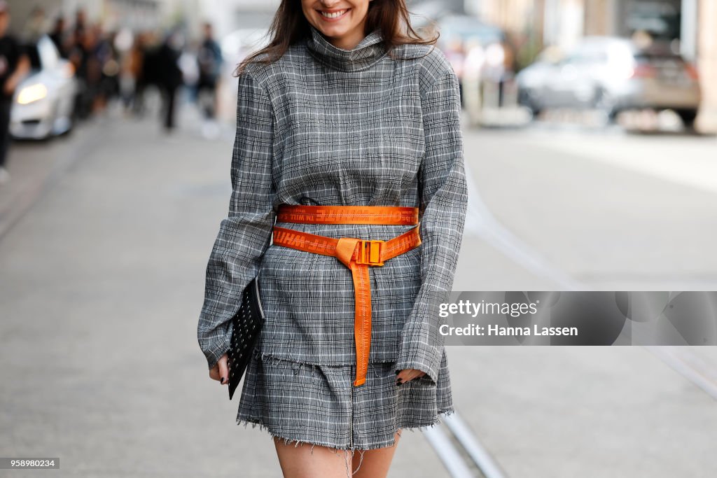 Street Style - Mercedes-Benz Fashion Week Australia 2018