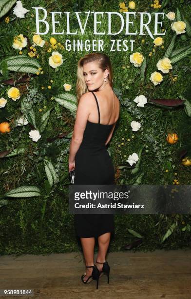 Nina Agdal attends as Belvedere Vodka celebrates newest expression Ginger Zest with Candice Kumai at NoMo SoHo on May 15, 2018 in New York City.