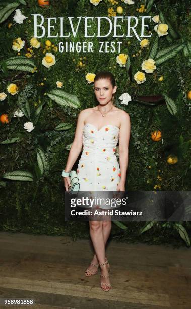 Kate Mara attends as Belvedere Vodka celebrates newest expression Ginger Zest with Candice Kumai at NoMo SoHo on May 15, 2018 in New York City.