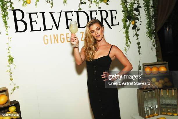 Nina Agdal attends as Belvedere Vodka celebrates newest expression Ginger Zest with Candice Kumai at NoMo SoHo on May 15, 2018 in New York City.