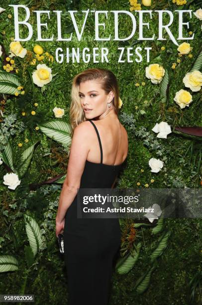 Nina Agdal attends as Belvedere Vodka celebrates newest expression Ginger Zest with Candice Kumai at NoMo SoHo on May 15, 2018 in New York City.