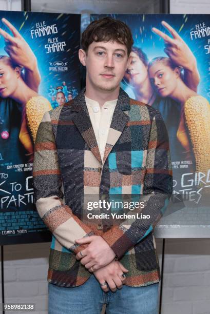 Alex Sharp attends "How To Talk To Girls At Parties" New York Premiere at Metrograph on May 15, 2018 in New York City.