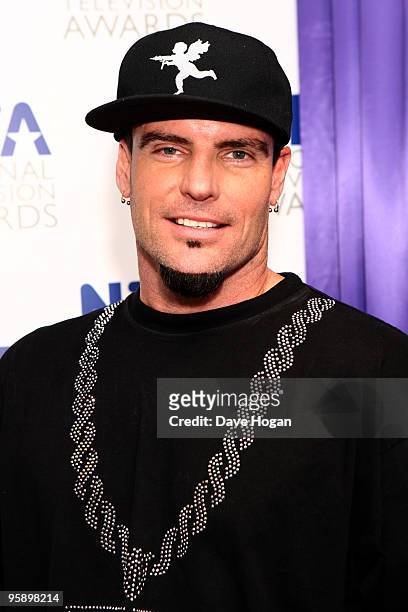 Vanilla Ice poses in the press room at the National Television Awards held the at The O2 Arena on January 20, 2010 in London, England.
