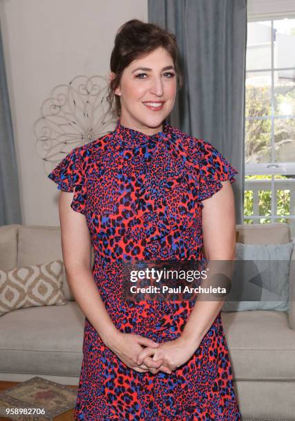 Actress Mayim Bialik visit Hallmark's "Home & Family" at Universal Studios Hollywood on May 15, 2018 in Universal City, California.