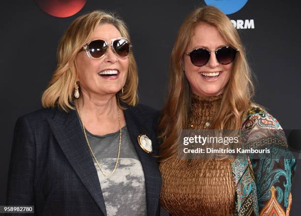 Roseanne Barr and Brandi Brown attend during 2018 Disney, ABC, Freeform Upfront at Tavern On The Green on May 15, 2018 in New York City.