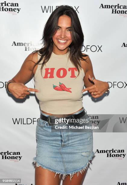 Model Hailee Lautenbach attends the Wildfox American Honey Launch at the Wildfox Flagship Store on May 15, 2018 in West Hollywood, California.