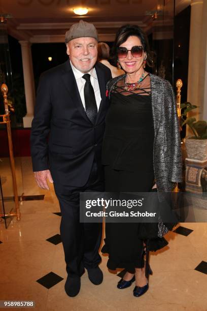 Steacy Keach and his wife Malgosia Tomassi during the party in Honour of John Travolta's receipt of the Inaugural Variety Cinema Icon Award during...