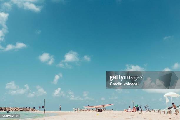 mediterranean beach - herzliya marina bildbanksfoton och bilder