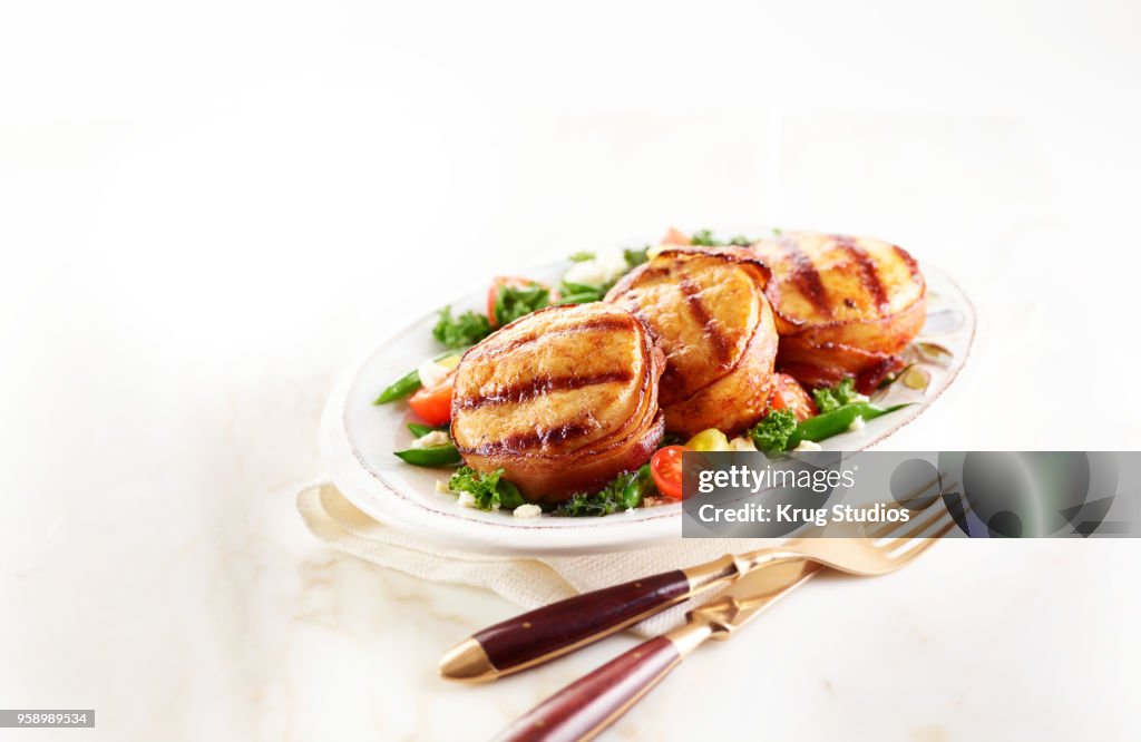 Bacon Wrapped Chicken Tournedos