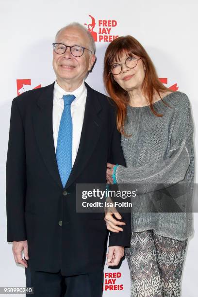 Michael Jacobson, son of Fred Jay and German singer Katja Ebstein during the Fred Jay Award at Columbiahalle on May 15, 2018 in Berlin, Germany.