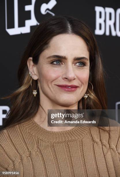 Actress Amanda Peet arrives at IFC 's "Brockmire" and "Portlandia" EMMY FYC red carpet event at the Saban Media Center on May 15, 2018 in North...