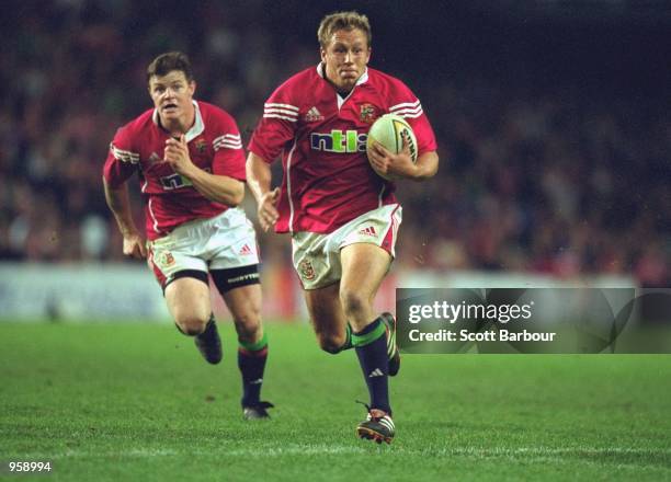 Jonny Wilkinson of the British Lions in action during the tour match against NSW Waratahs at the Sydney Football Stadium in Sydney, Australia. \...