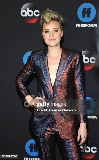 Actress AJ Michalka attends the 2018 Disney, ABC, Freeform Upfront on May 15, 2018 in New York City.