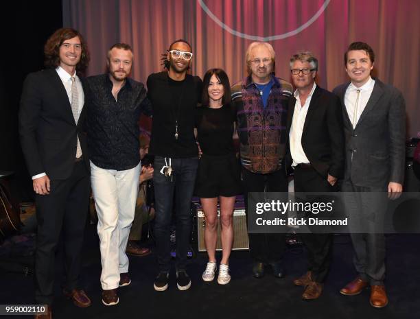 Joey Ryan of The Milk Carton Kids, Singer/Songwriter Jason Isbell, Nominee Jerry Pentecost, Singer/Songwriter Amanda Shires, Duane Allen The Oak...