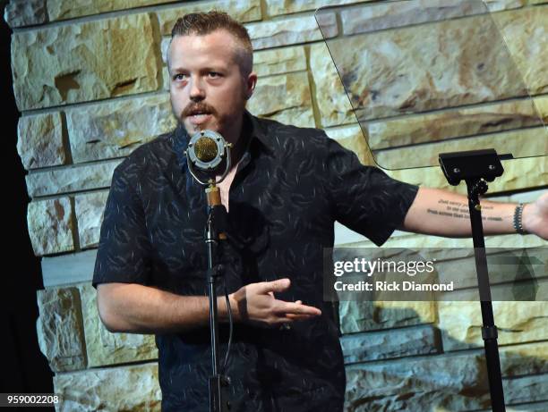 Singer/Songwriter Jason Isbell attends the 2018 Americana Honors & Awards Nominations Ceremony at Country Music Hall of Fame and Museum on May 15,...