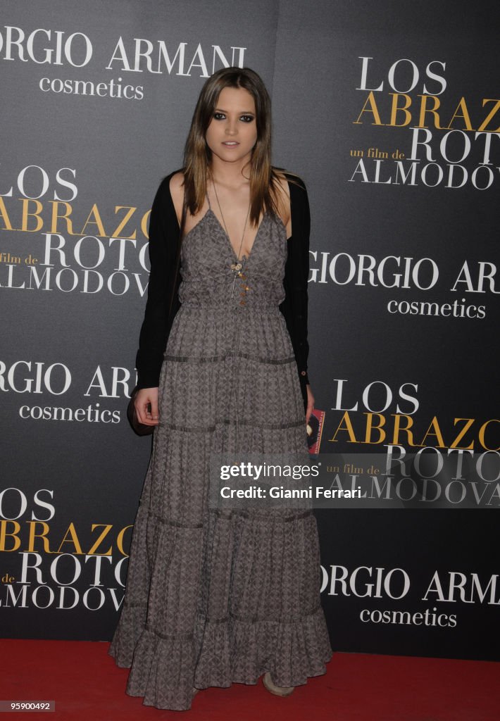 Madrid - Cine Cinesa Producciones - Spain - Premiere of the movie "Los abrazos rotos" - (The broken hugs) - Raquel Sanchez Silva