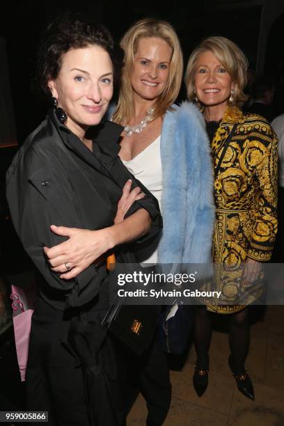 Marina Rust Connor, Ashley McDermott and Christine Schwarzman attend Paramount Pictures With The Cinema Society & Lindt Host The After Party For...