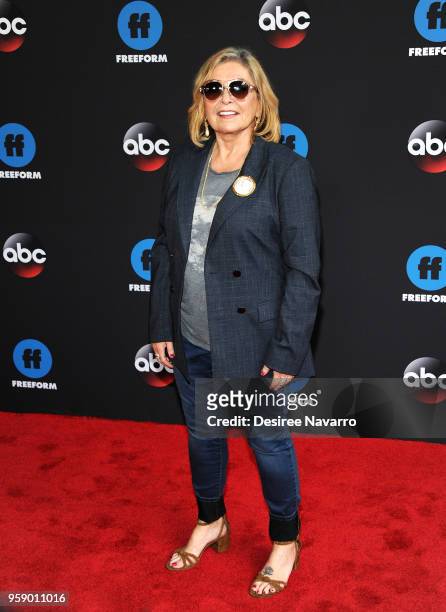 Actress Roseanne Barr attends the 2018 Disney, ABC, Freeform Upfront on May 15, 2018 in New York City.