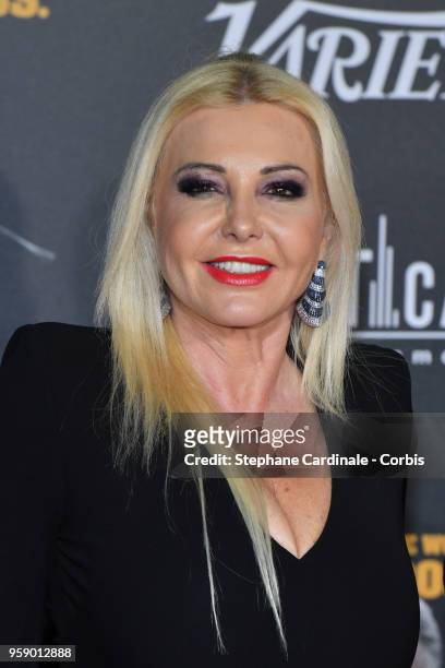 Lady Monika Bacardi attends a party in Honour of John Travolta's receipt of the Inaugural Variety Cinema Icon Award during the 71st annual Cannes...