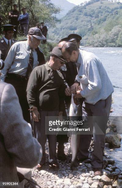 Asturias - Spain - Francisco Franco fishing