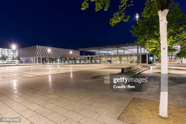 airport berlin-brandenburg terminal (schönefeld, germany) - berlin airport stock pictures, royalty-free photos & images