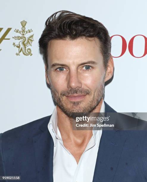 Model Alex Lundqvist attends the screening of "Book Club" hosted by Paramount Pictures with The Cinema Society and Lindt at City Cinemas 123 on May...