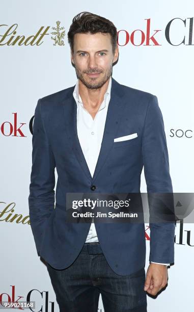 Model Alex Lundqvist attends the screening of "Book Club" hosted by Paramount Pictures with The Cinema Society and Lindt at City Cinemas 123 on May...