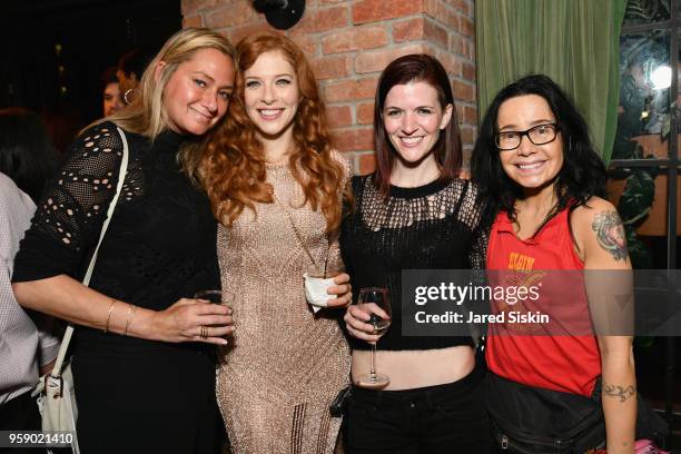 Rachelle Lefevre and Janeane Garofalo attend the Gersh Upfronts Party 2018 at The Bowery Hotel on May 15, 2018 in New York City.