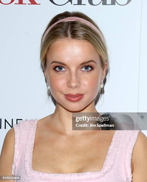 Model Louisa Warwick attends the screening of "Book Club" hosted by Paramount Pictures with The Cinema Society and Lindt at City Cinemas 123 on May...