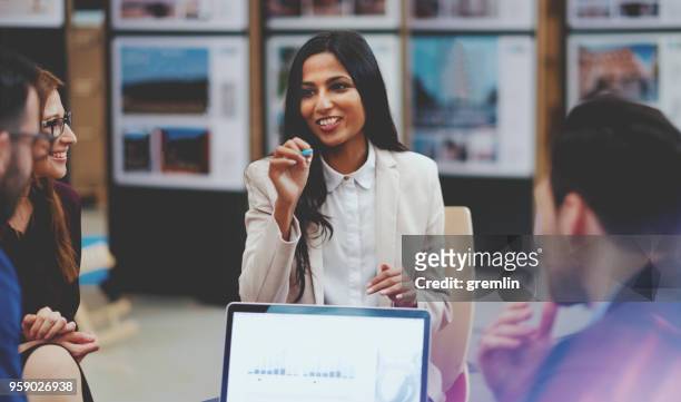 group of creative business people in the meeting - creative director stock pictures, royalty-free photos & images
