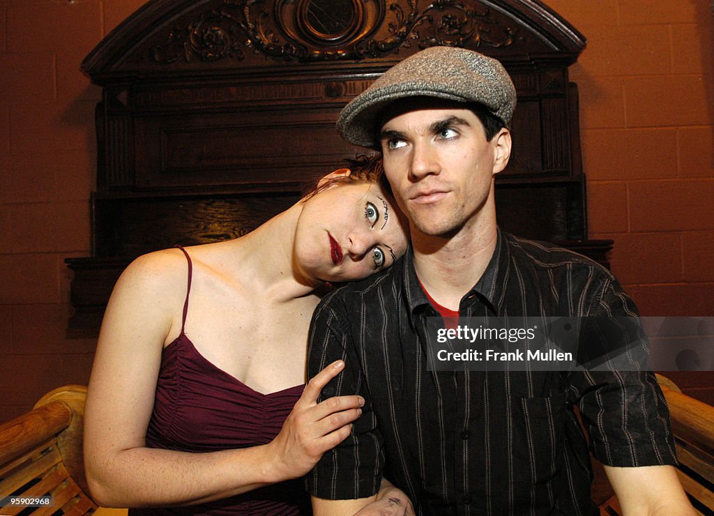 The Dresden Dolls Portrait Session at The Tabernacle in Atlanta - May 22, 2004
