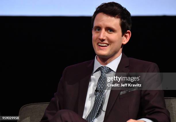 Zach Woods onstage at Silicon Valley S5 FYC at The Paramount Lot on May 15, 2018 in Hollywood, California.