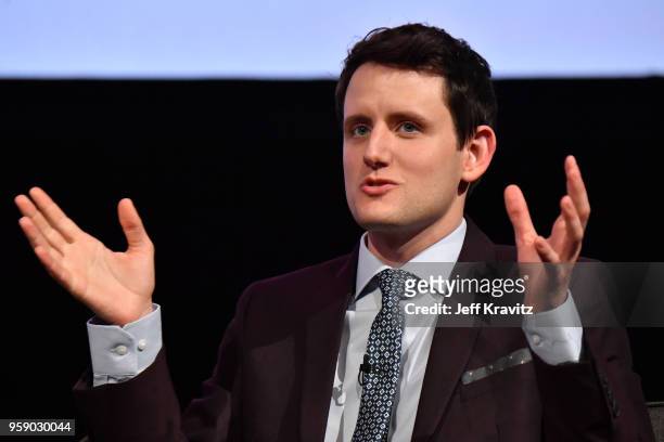 Zach Woods onstage at Silicon Valley S5 FYC at The Paramount Lot on May 15, 2018 in Hollywood, California.