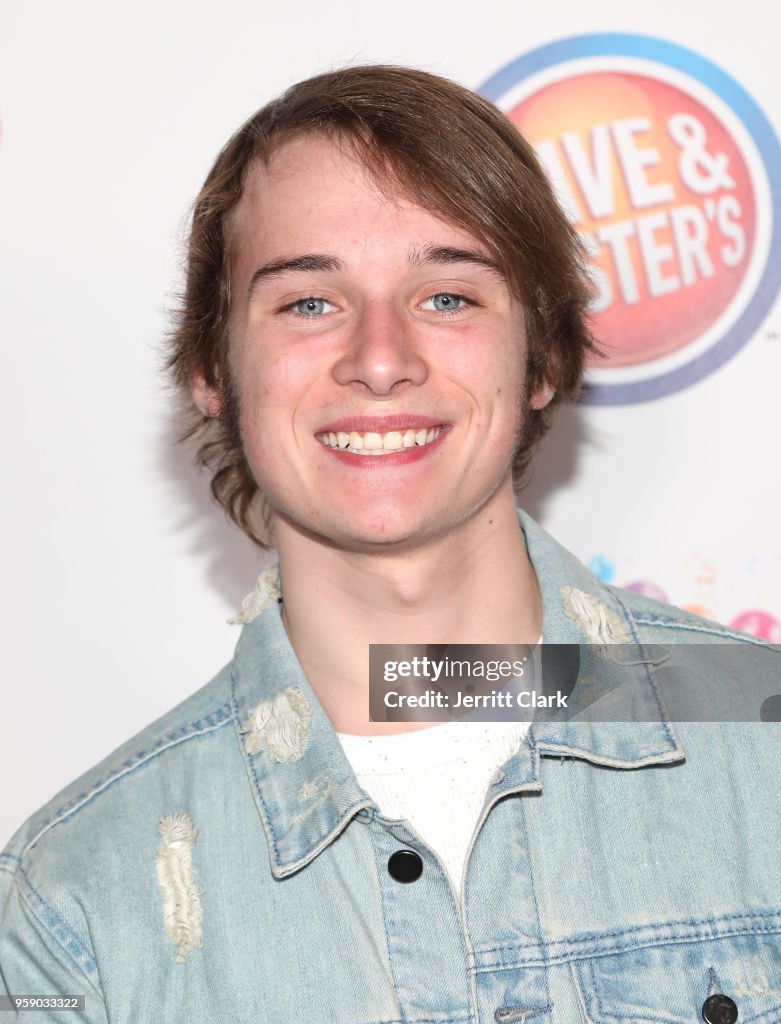 CJ Valleroy attends JoJo Siwa's 15th Birthday Party at Dave & Busters