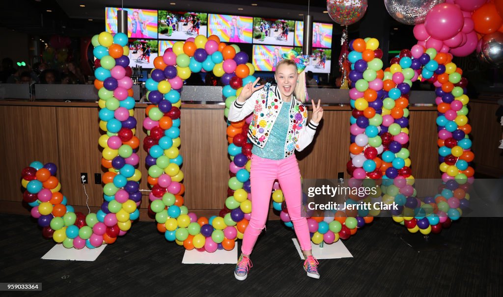 JoJo Siwa attends her 15th Birthday Party at Dave & Busters on May