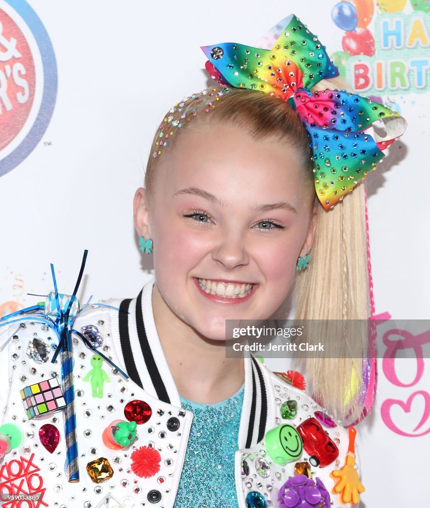 JoJo Siwa attends her 15th Birthday Party at Dave & Busters on May