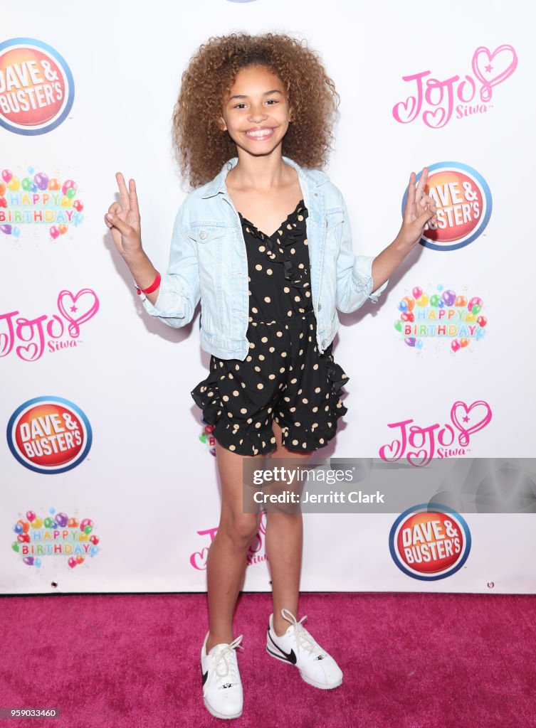 Jayla Renee Franklin attends JoJo Siwa's 15th Birthday Party at Dave