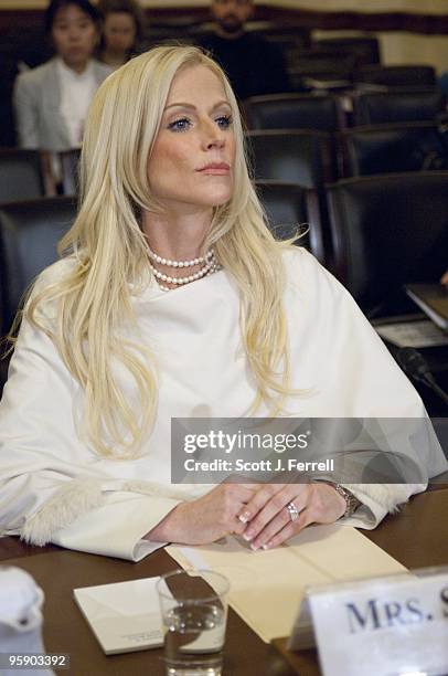 Jan 20: Michaele Salahi, accused of crashing President Obama's first state dinner with husband Tareq in November, before the House Homeland Security...