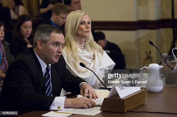 Jan 20: Tareq and Michaele Salahi, the couple accused of crashing President Obama's first state dinner in November, during the House Homeland...