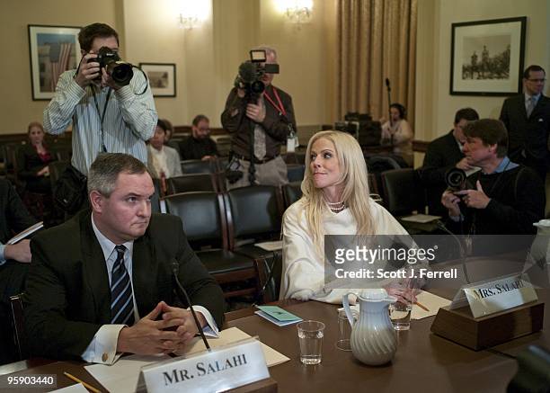 Jan 20: Tareq and Michaele Salahi, the couple accused of crashing President Obama's first state dinner in November, before the House Homeland...