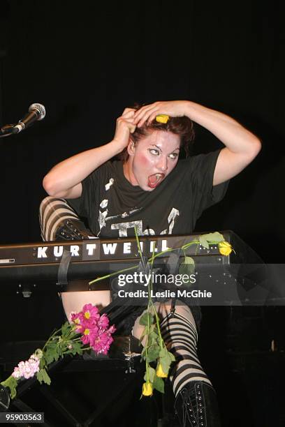 Amanda Palmer of The Dresden Dolls in concert