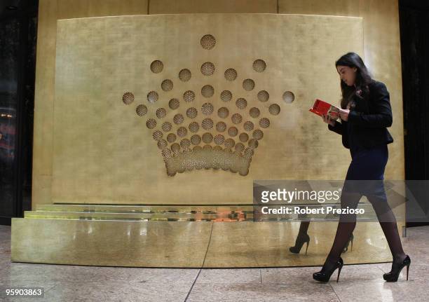 Marion Bartoli of France visits the Crown Entertainment Complex during day four of the 2010 Australian Open on January 21, 2010 in Melbourne,...