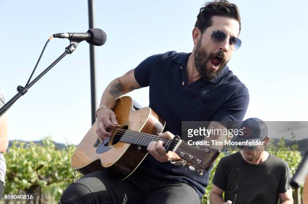 Matthew Ramsey of Old Dominion performs during Live In The Vineyard Goes Country at Peju Estates Winery on May 15, 2018 in Rutherford, California.